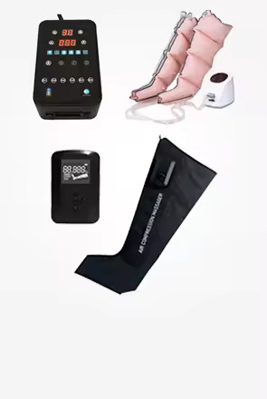 A range of massage and recovery devices